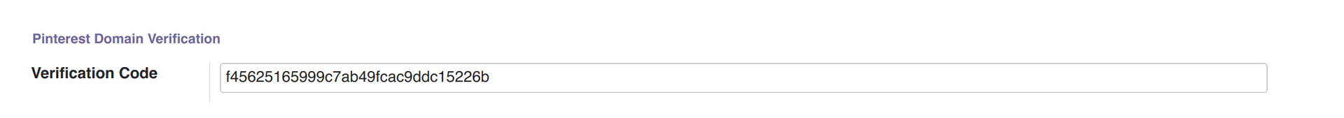 Odoo Pinterest Domain Verification 16.0