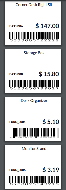 Odoo 18.0 Print Custom Product Labels