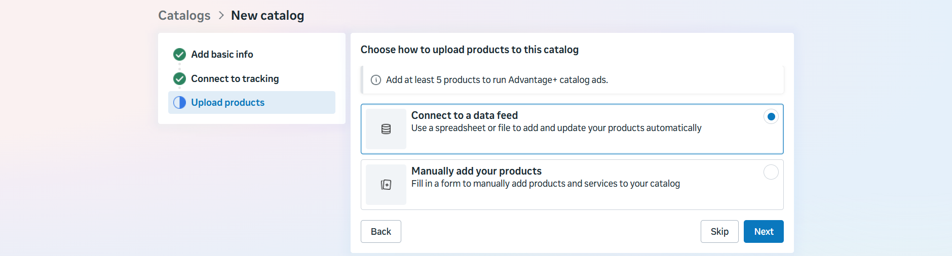 Meta Facebook Commerce Manager Upload Products
