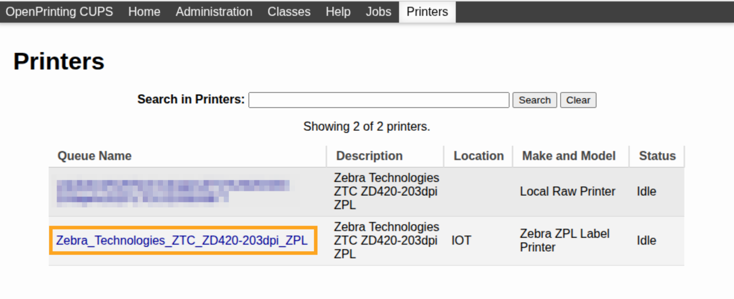 odoo iot box printers