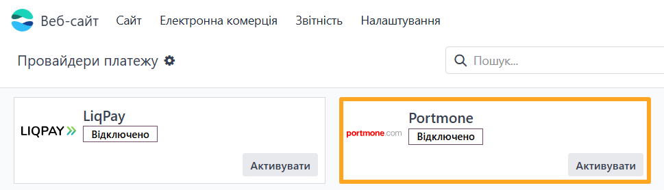 Odoo 18.0 website configuration payment providers portmone