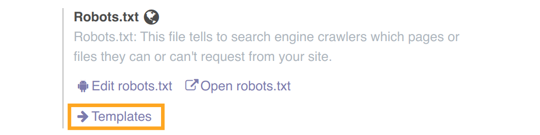 Odoo False Website robots.txt manage templates