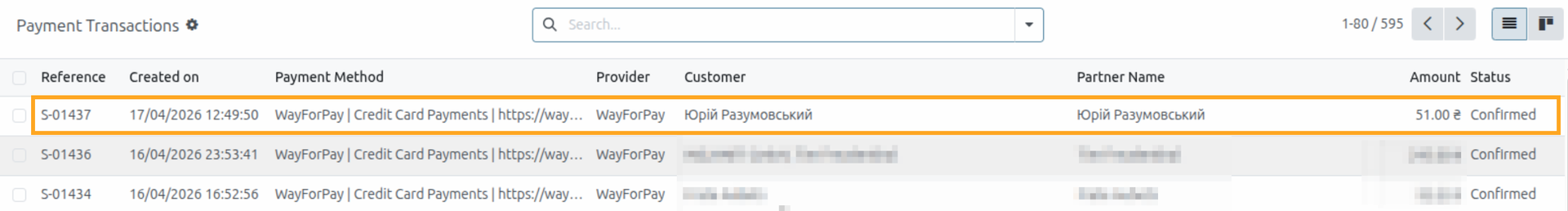 odoo payment transactions wayforpay