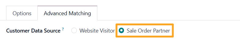 odoo tracking service advanced matching sale order partner