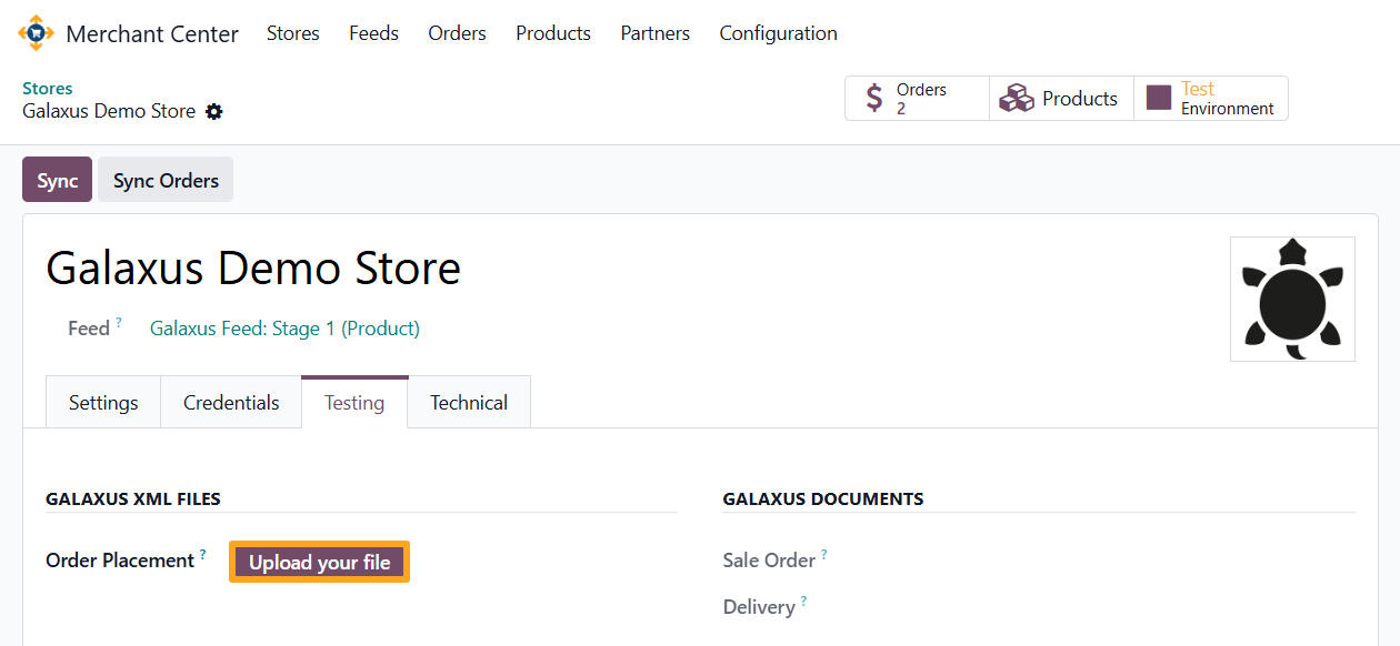 odoo merchant center galaxus store testing order placement