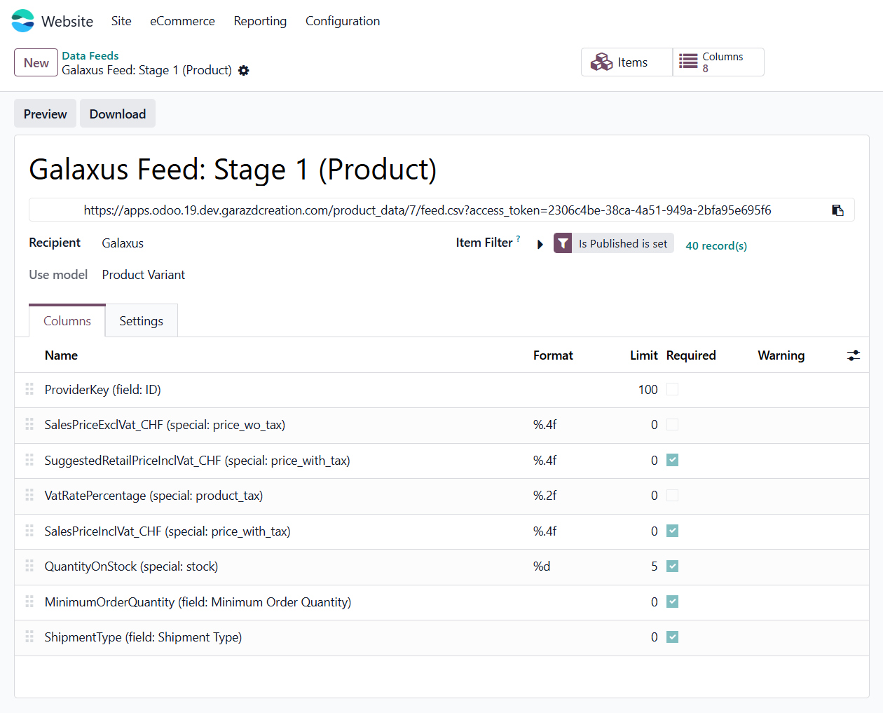odoo digitec galaxus product data feed stage 1