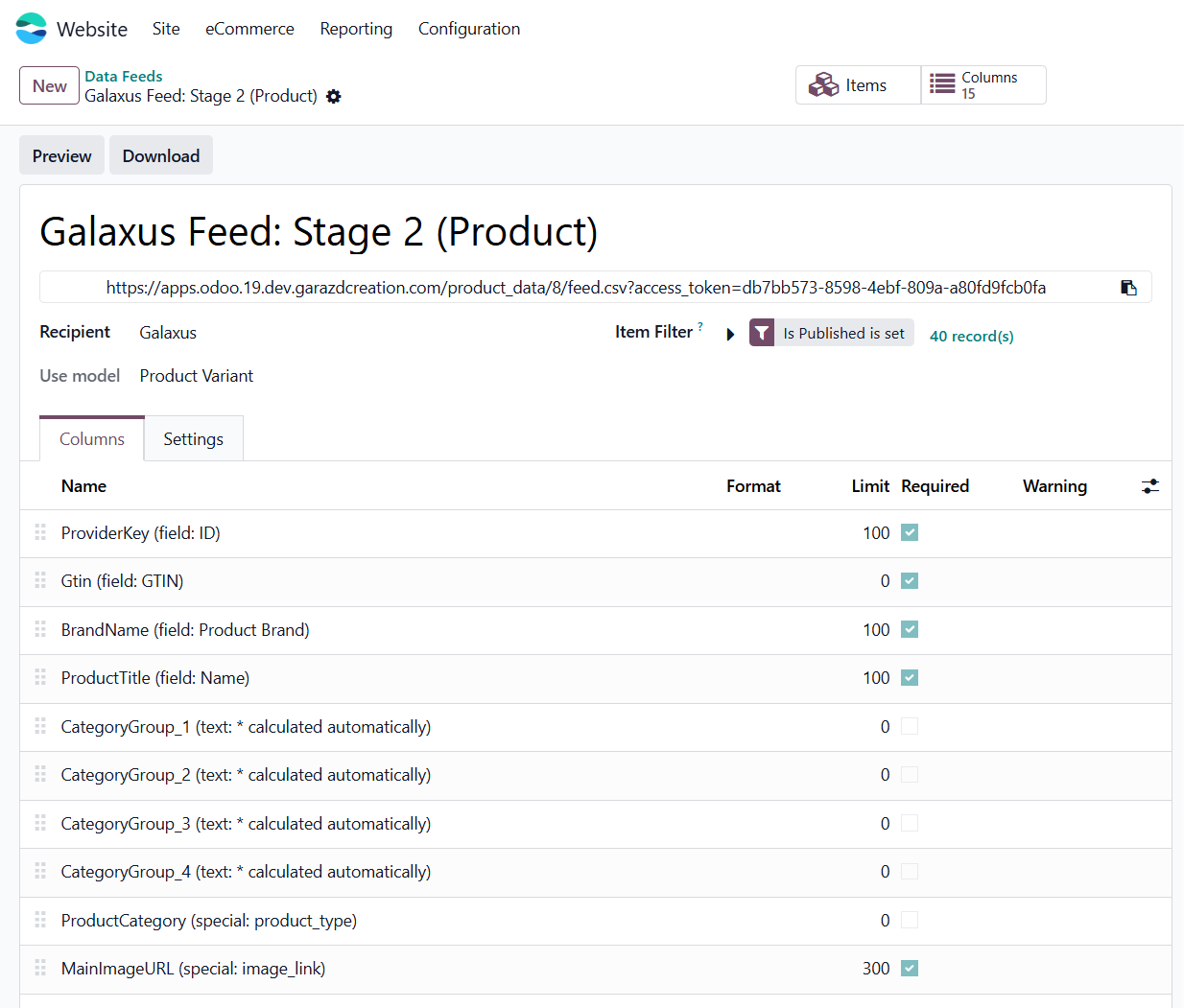 odoo digitec galaxus product data feed stage 2