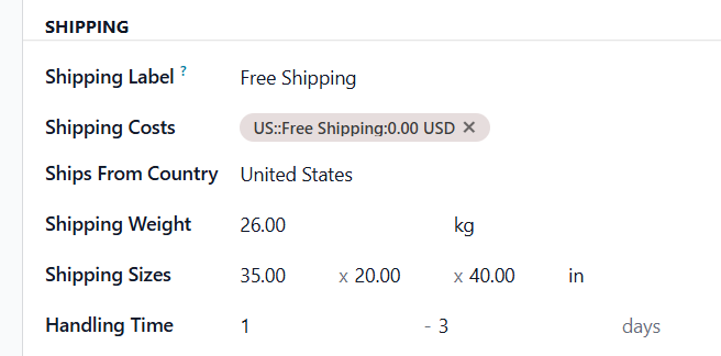 odoo product data feeds google merchant center professional shipping
