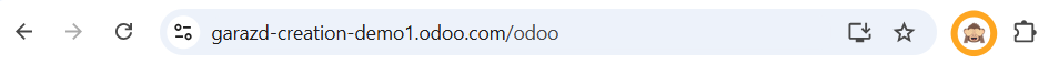 odoo debug google chrome розширення браузера