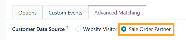 odoo linkedin tracking service advanced matching sale order partner