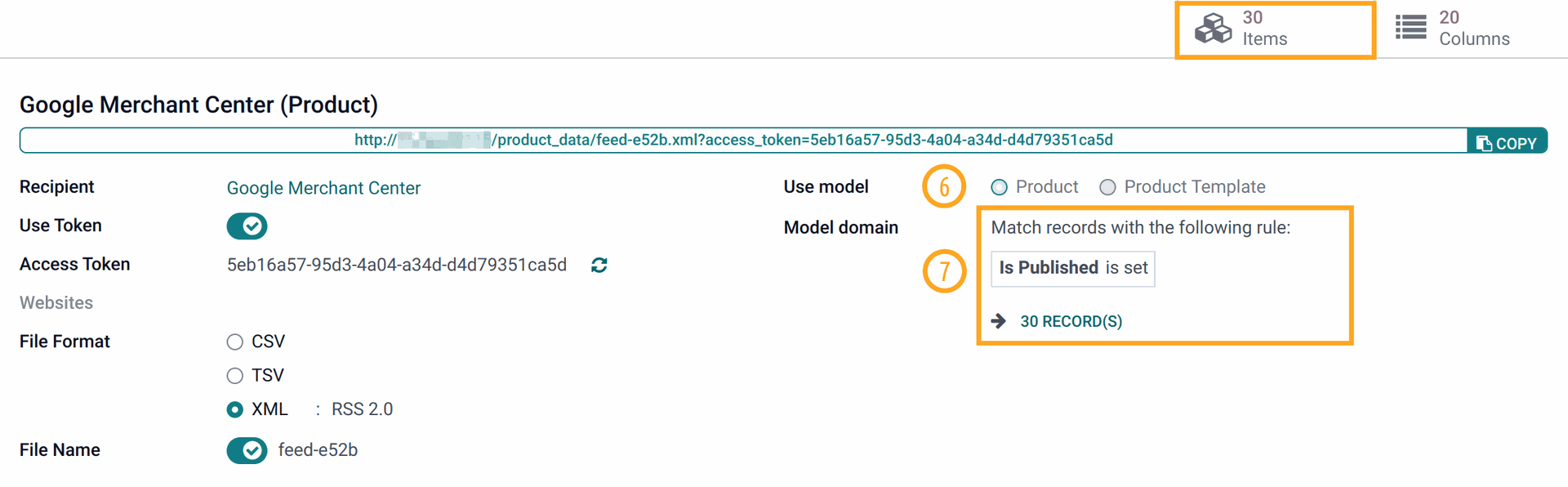 Odoo 17.0 Google Merchant Center Feeds