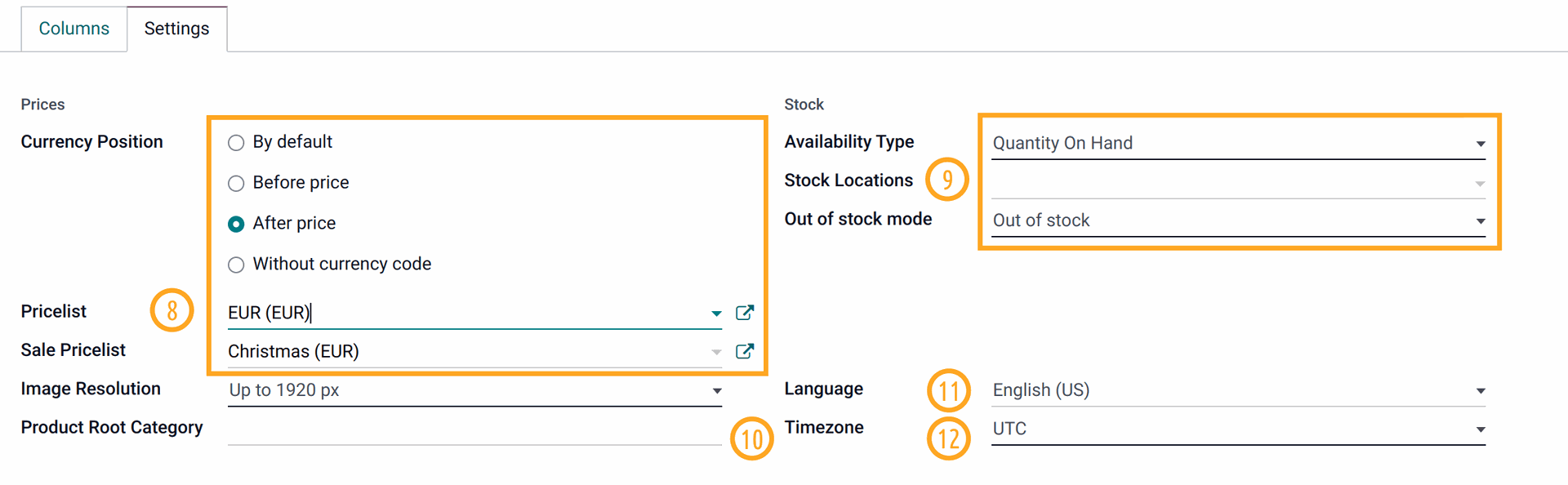 Odoo 17.0 Google Merchant Center Feeds