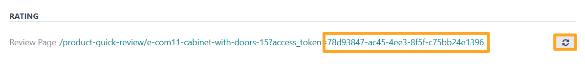 odoo product quick review rating url token refresh