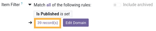 odoo doofinder feed number records