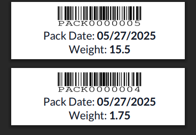 odoo custom package labels