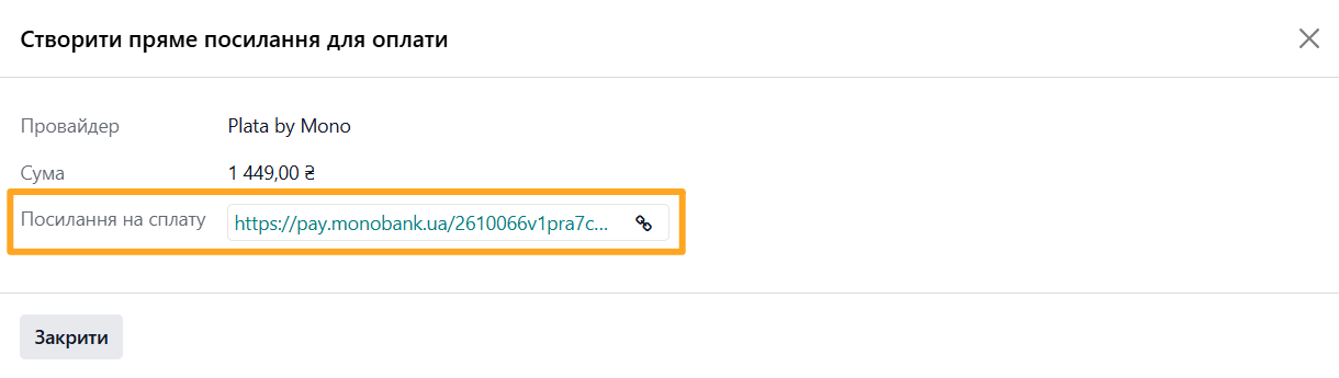 odoo plata by mono direct payment link