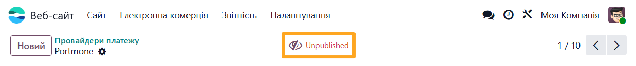 odoo unpublished portmone payment provider