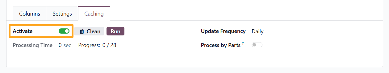 odoo product data feed caching activate