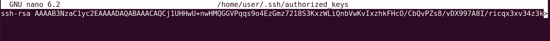 ssh authorized keys