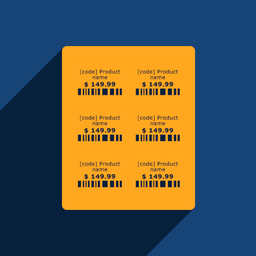 US Letter Product Labels